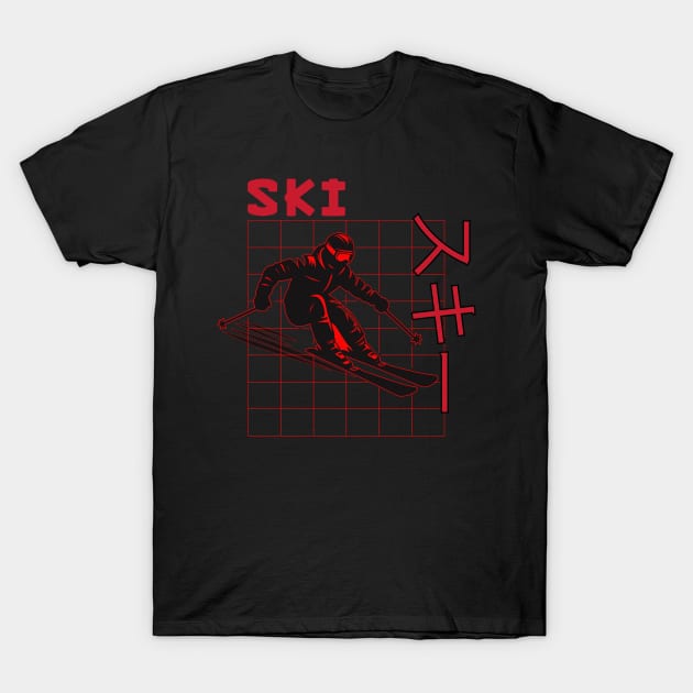 Ski Japan Japanese 90s style T-Shirt by Pharmacy Tech Gifts